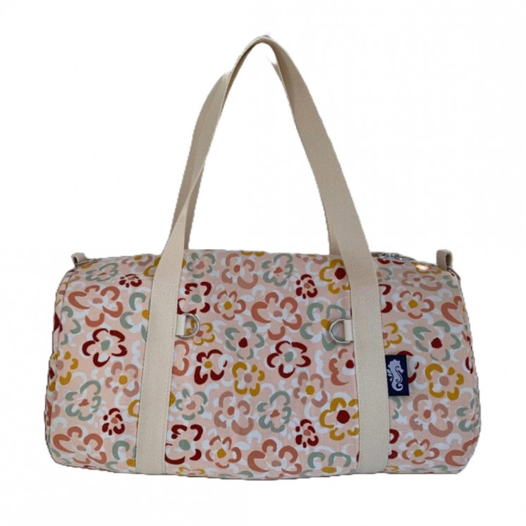 Sac Evasion - Rose clair fleuri