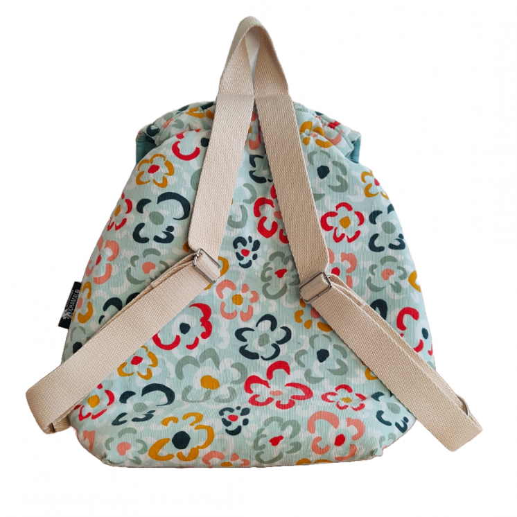 Sac P'tit Dos - Vert fleuri