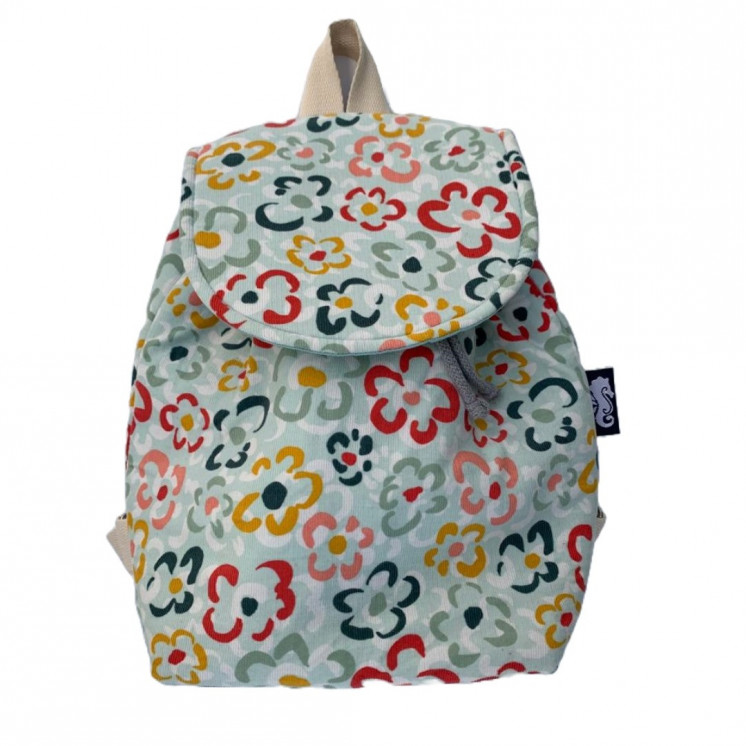 Sac P'tit Dos - Vert fleuri